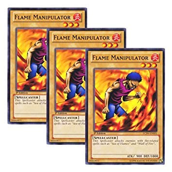 Amazon.co.jp: ☆ 3枚セット ☆遊戯王 英語版 LCJW-EN001 Flame